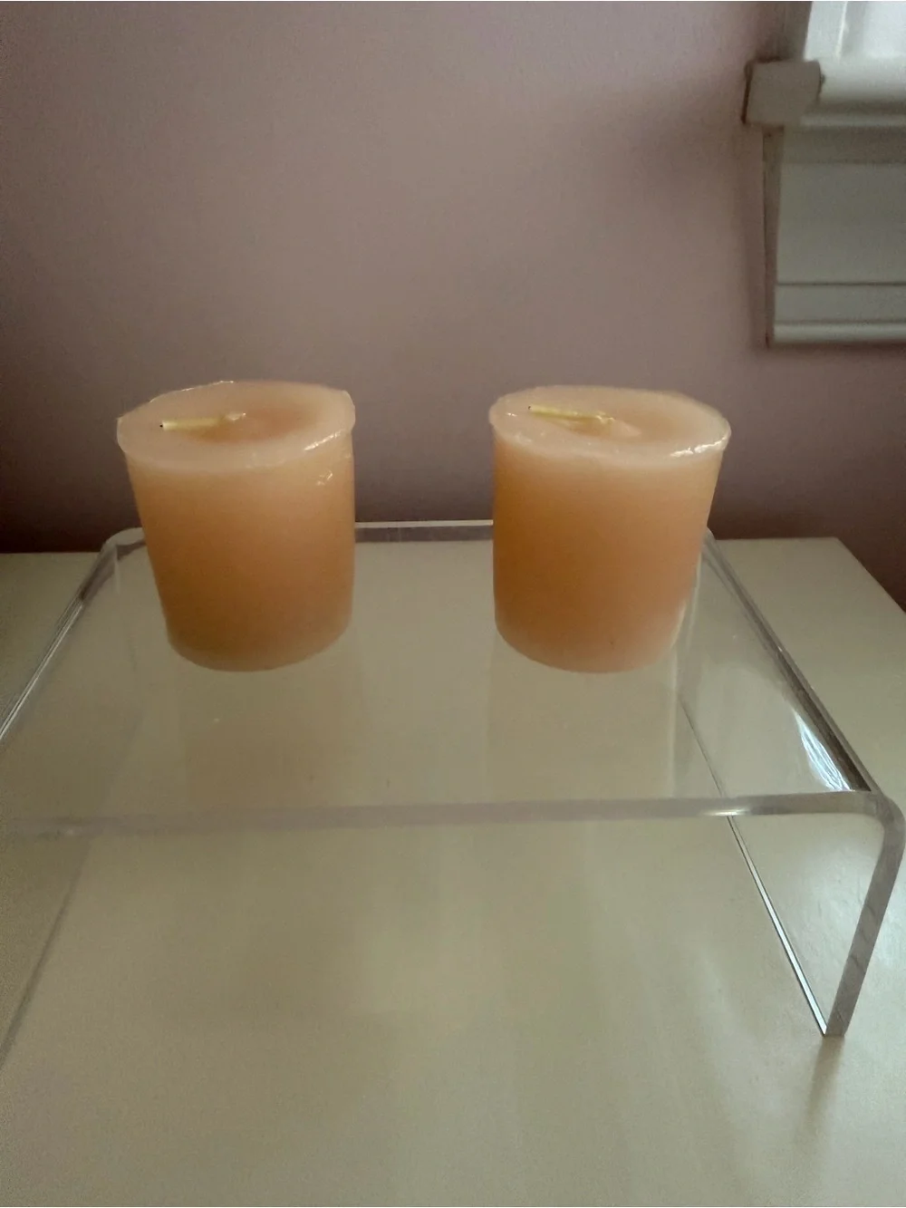 NEW Votive Candles Set of 12 Pastel Colors Unscented Boxed Pillar 2” Tall